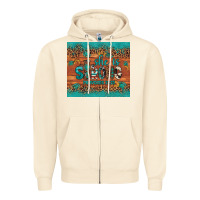 Sandshell she is strong gemstone sunflower leopard Zipper Hoodie - Artiststas