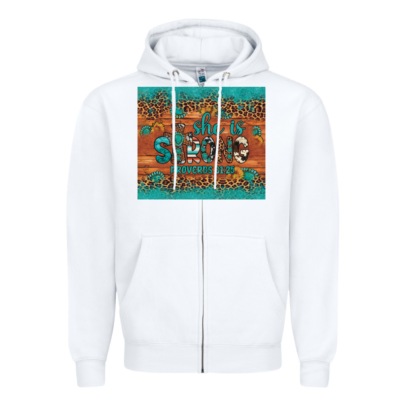 She Is Strong Gemstone Sunflower Leopard Zipper Hoodie by Artiststas | Teevron