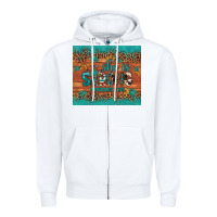 White she is strong gemstone sunflower leopard Zipper Hoodie - Artiststas