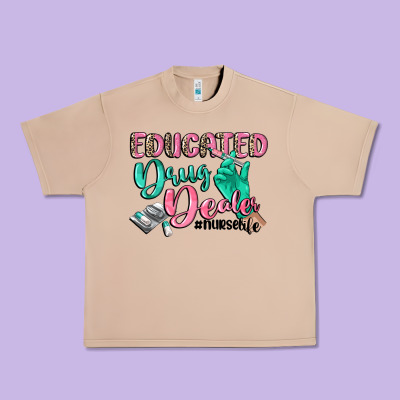 Educated Drug Dealer Nurse Life Urban Heavy Tee Designed By Cowgirlartshop
