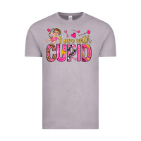 I Am With Cupid I Am With Cupid Valentine's Day Vintage Tee | Teevron