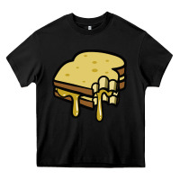 Black foodie t  shirt grilled cheese sandwich t  shirt Heavy Core Tee - longCreatives