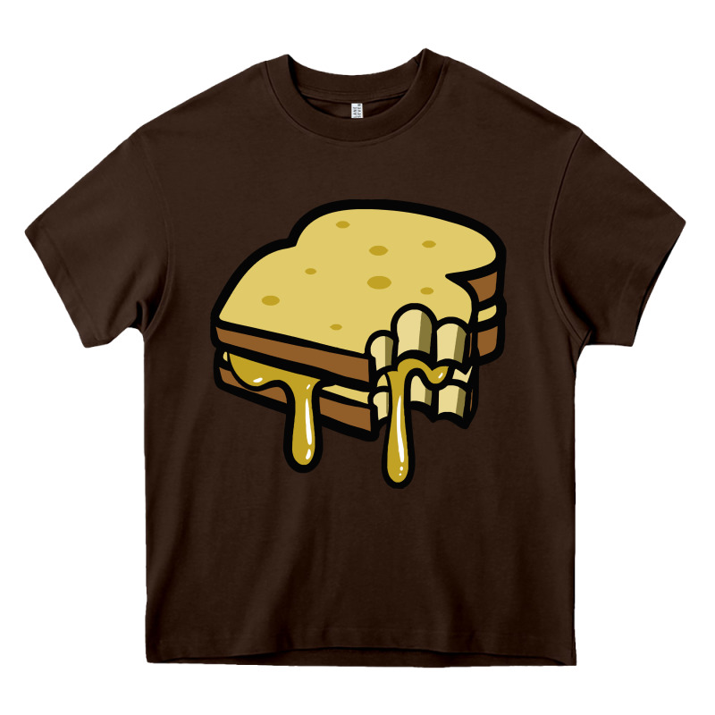 Foodie T  Shirt Grilled Cheese Sandwich T  Shirt Heavy Core Tee by longCreatives | Teevron
