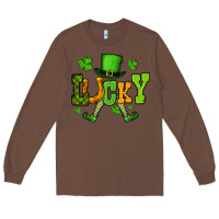 Chestnut St. Patrick's lucky leprechaun Long Sleeve Tee - OliviaCreatesArt