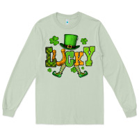 Matcha St. Patrick's lucky leprechaun Long Sleeve Tee - OliviaCreatesArt