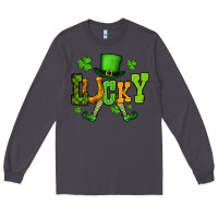 Smoke St. Patrick's lucky leprechaun Long Sleeve Tee - OliviaCreatesArt