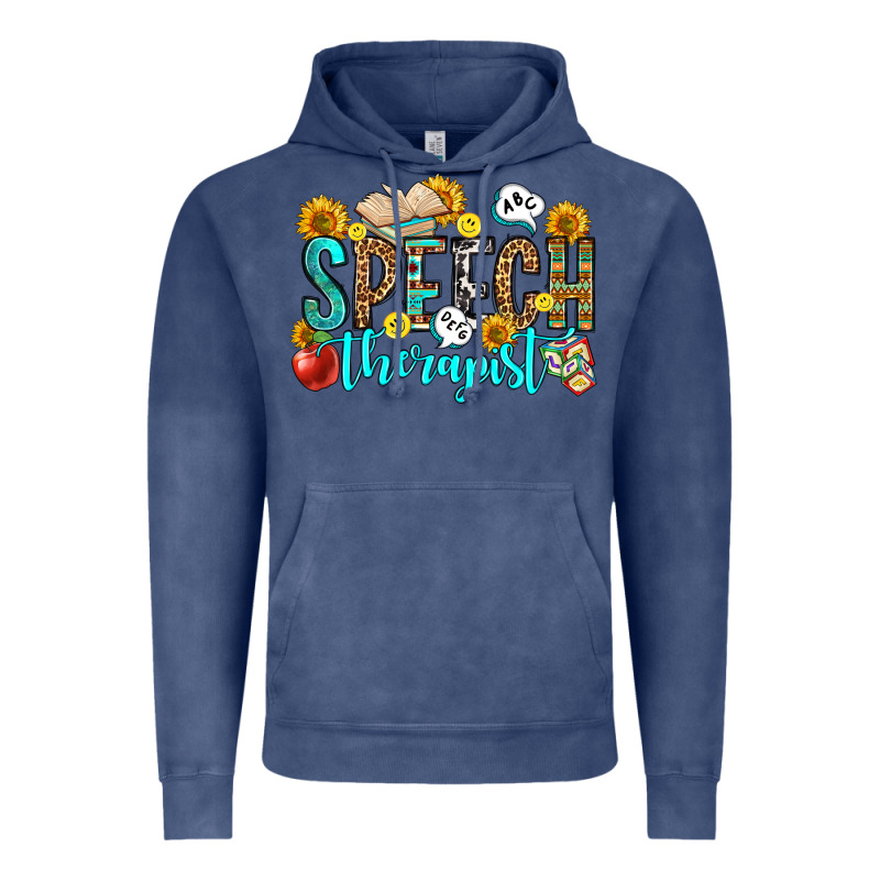 Speech Therapist Vintage Hoodie by OliviaCreatesArt | Teevron