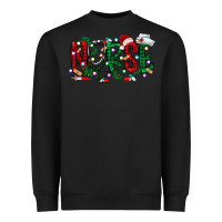 Black nurse christmas Heavyweight Sweatshirt - RacoonDesign