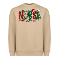 Mushroom nurse christmas Heavyweight Sweatshirt - RacoonDesign
