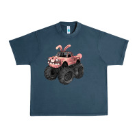 Midnight Navy Easter monster truck Easter Day Urban Heavy Tee - HowdyJamesFarm