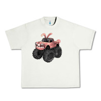 Pistachio Easter monster truck Easter Day Urban Heavy Tee - HowdyJamesFarm