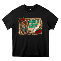 Black blame it all on my roots Heavy Core Tee - RanaPortraitStore