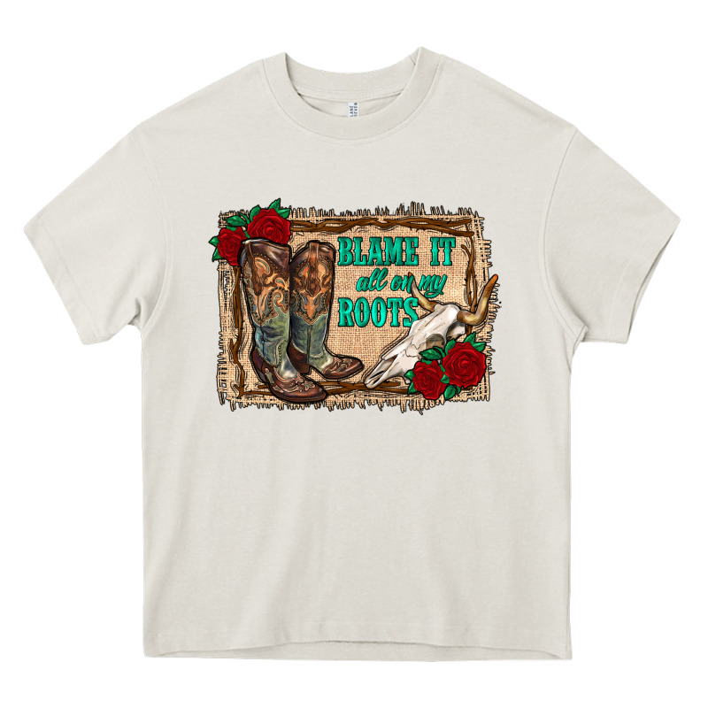 Blame It All On My Roots Heavy Core Tee by RanaPortraitStore | Teevron