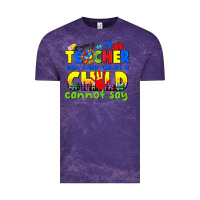 Cloud Purple teacher can hear what a child cannot say Vintage Tee - CowGirlArtShop