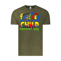 Vintage Olive teacher can hear what a child cannot say Vintage Tee - CowGirlArtShop