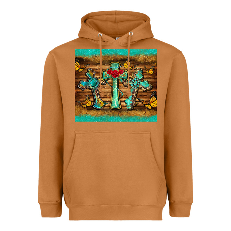 Crosses Tumbler Heavyweight Hoodie by BarkalooDesign | Teevron