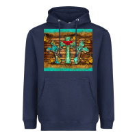 Navy crosses tumbler Heavyweight Hoodie - BarkalooDesign