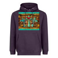 Plum crosses tumbler Heavyweight Hoodie - BarkalooDesign
