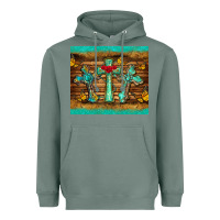 Sage crosses tumbler Heavyweight Hoodie - BarkalooDesign