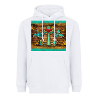 White crosses tumbler Heavyweight Hoodie - BarkalooDesign