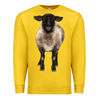 Lemon suffolk ewe front Premium Sweatshirt - BarkalooDesign