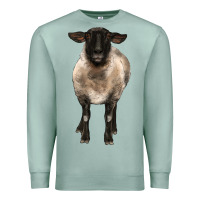Seafoam suffolk ewe front Premium Sweatshirt - BarkalooDesign