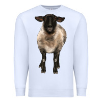 White suffolk ewe front Premium Sweatshirt - BarkalooDesign