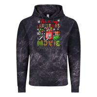 Cloud Black this is my christmas movie watching blanket Vintage Hoodie - OliviaCreatesArt