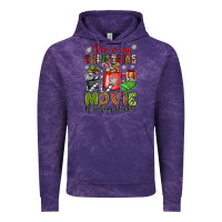Cloud Purple this is my christmas movie watching blanket Vintage Hoodie - OliviaCreatesArt