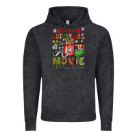 Vintage Black this is my christmas movie watching blanket Vintage Hoodie - OliviaCreatesArt