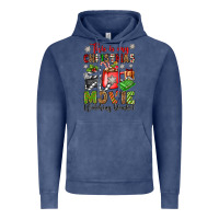 Vintage Denim this is my christmas movie watching blanket Vintage Hoodie - OliviaCreatesArt