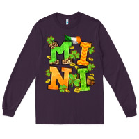Plum St. Patrick's Day mini Long Sleeve Tee - OliviaCreatesArt