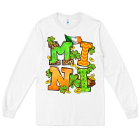 White St. Patrick's Day mini Long Sleeve Tee - OliviaCreatesArt
