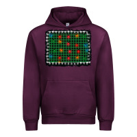 Mauve Wine christmas buffalo plaid and lights background Urban Hoodie - AdoDesignShop