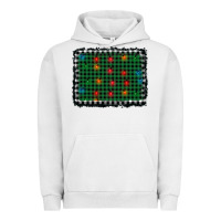 Pigment Lunar Rock christmas buffalo plaid and lights background Urban Hoodie - AdoDesignShop
