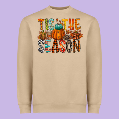 Tis The Season Heavyweight Sweatshirt Designed By Racoondesign