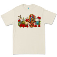 Bone Lady of Guadalupe Coffee Cups Premium Tee - texasbilliewilder