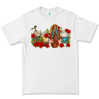 White Lady of Guadalupe Coffee Cups Premium Tee - texasbilliewilder