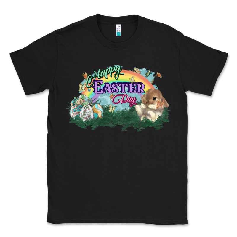 Happy Easter Day Rainbow Classic Tee by HowdyJamesFarm | Teevron