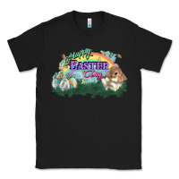 Black Happy Easter Day rainbow Classic Tee - HowdyJamesFarm
