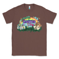 Chestnut Happy Easter Day rainbow Classic Tee - HowdyJamesFarm