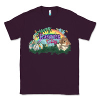 Plum Happy Easter Day rainbow Classic Tee - HowdyJamesFarm