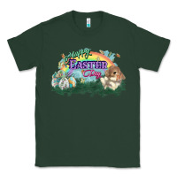 Sports Green Happy Easter Day rainbow Classic Tee - HowdyJamesFarm
