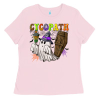 Bubblegum Pink Cycopath Ladies Tee - NancyCooperArtShop