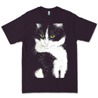 Plum tuxedo cat t  shirt tuxedo cat t  shirt Premium Tee - longCreatives