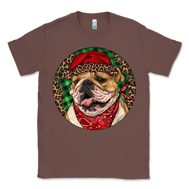 Christmas English Bulldog Classic Tee by RanaPortraitStore | Teevron