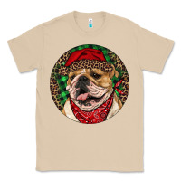Mushroom Christmas English Bulldog Classic Tee - RanaPortraitStore