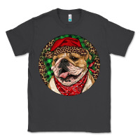 Smoke Christmas English Bulldog Classic Tee - RanaPortraitStore