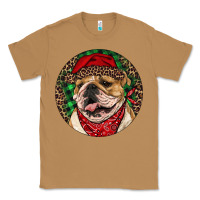 Toasted Coconut Christmas English Bulldog Classic Tee - RanaPortraitStore
