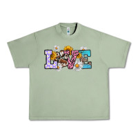 Oil Green dog paw love Urban Heavy Tee - RanaPortraitStore